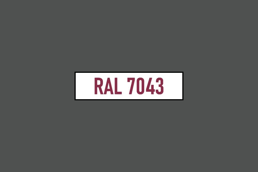 Kolor RAL 7043 - Verkeersgrijs B - Zastosowanie, charakterystyka i dostępność odcienia szarości
