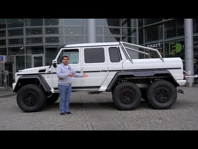 Mercedes G klasa 6x6 – wyjątkowy SUV, który zaskakuje możliwościami